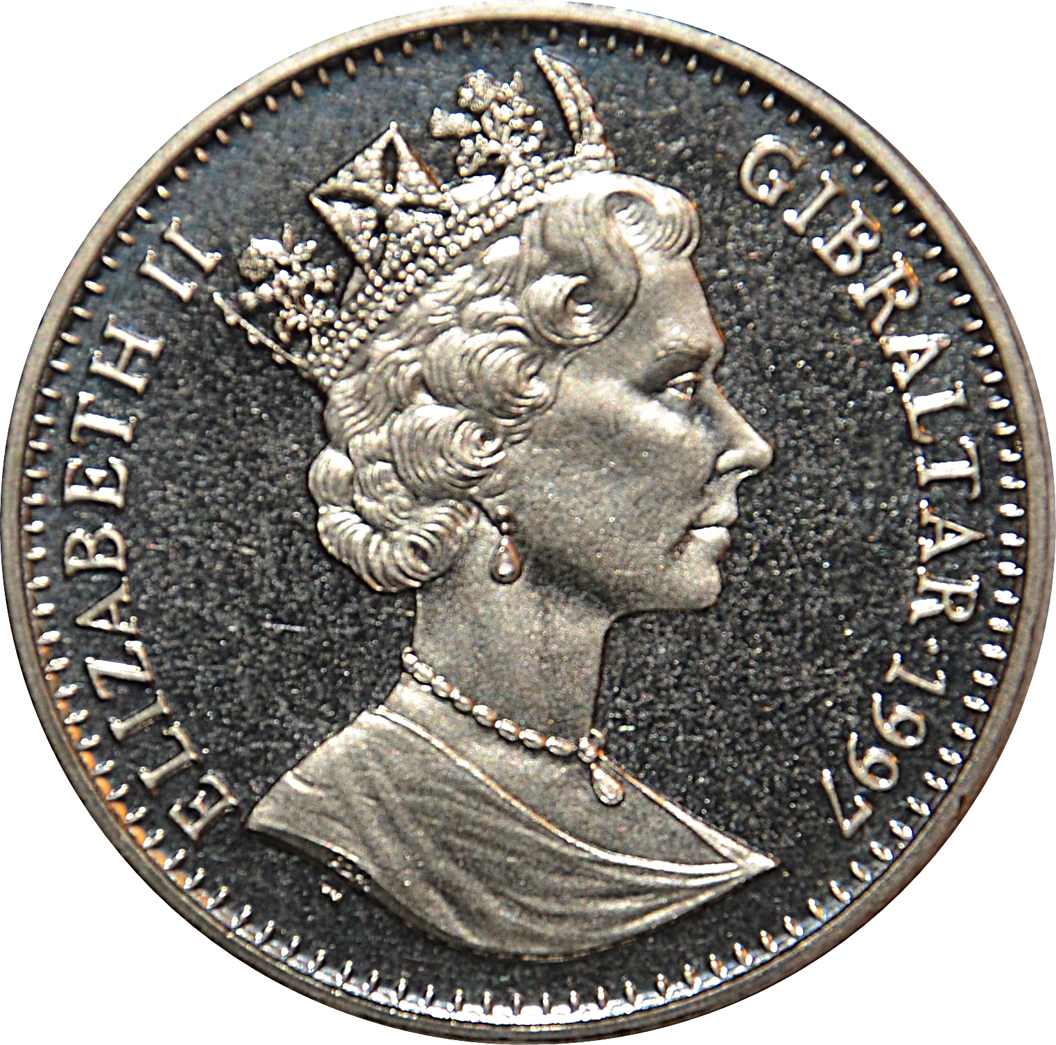 Gibraltar 1 Crown - Elizabeth II The Roman Empire obverse