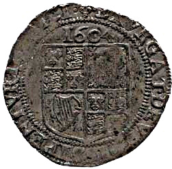 6 Pence - James I 1st issue; 2nd bust