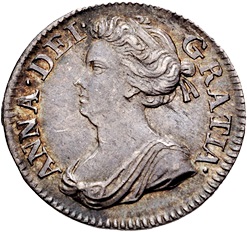 3 Pence - Anne 1st and 2nd busts; incl. Maundy obverse