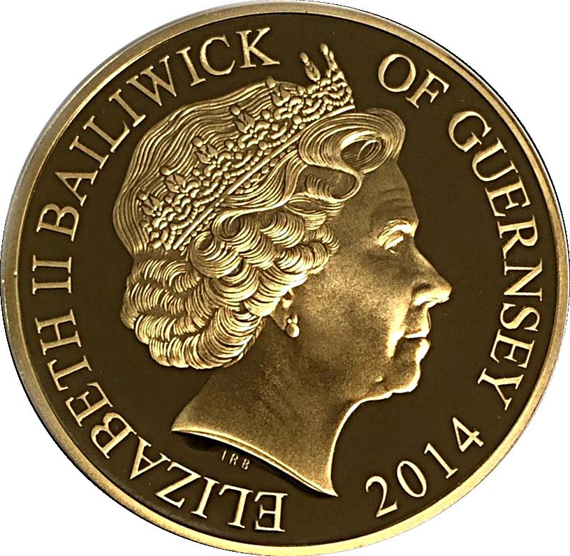 Guernsey 50 Pence - Elizabeth II Queens Speech obverse