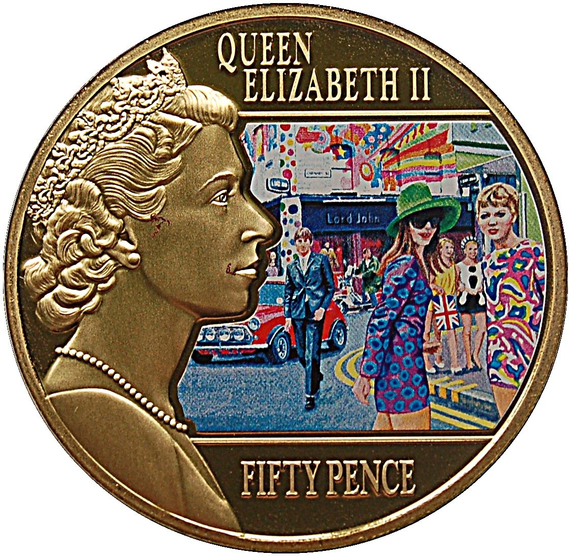 Jersey 50 Pence - Elizabeth II The Swinging Sixties