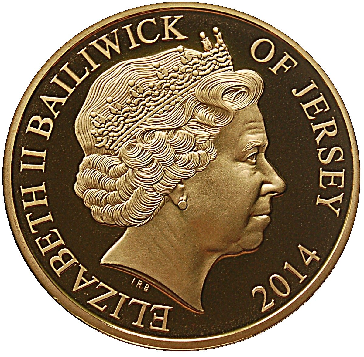 Jersey 50 Pence - Elizabeth II Decimalisation obverse