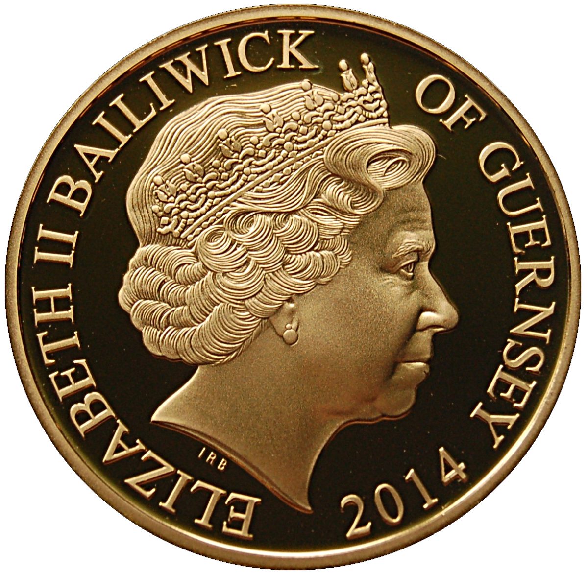 Guernsey 50 Pence - Elizabeth II The World Cup, 1966 obverse