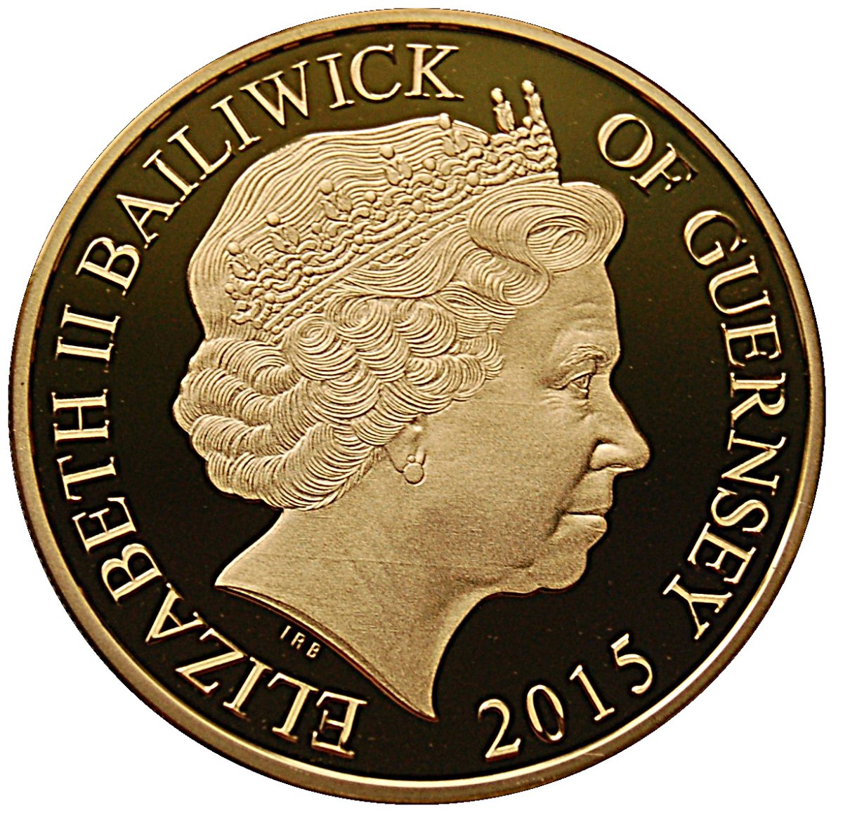 Guernsey 50 Pence - Elizabeth II Royal Maundy Service obverse