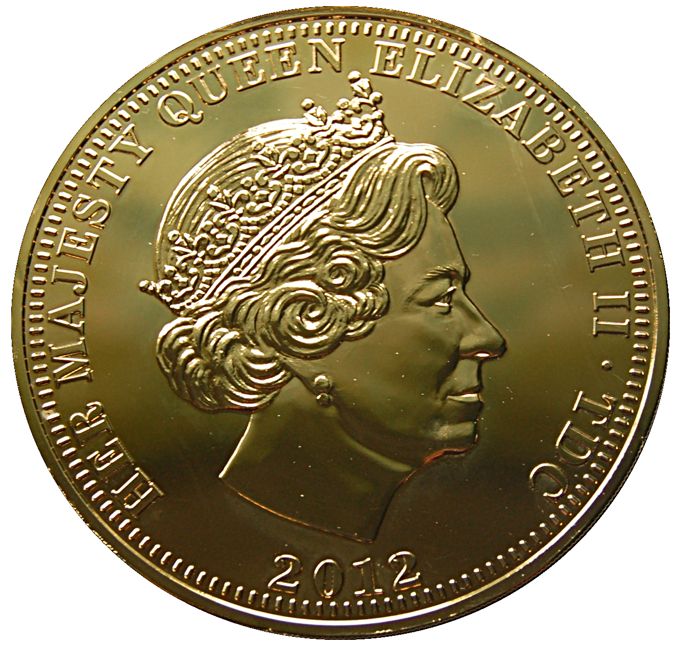 Tristan da Cunha 10 Crowns - Elizabeth II The Thames Diamond Jubilee Pageant obverse