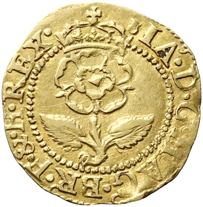 Scotland 1 Thistle Crown - James VI 9th and 10th Coinages obverse