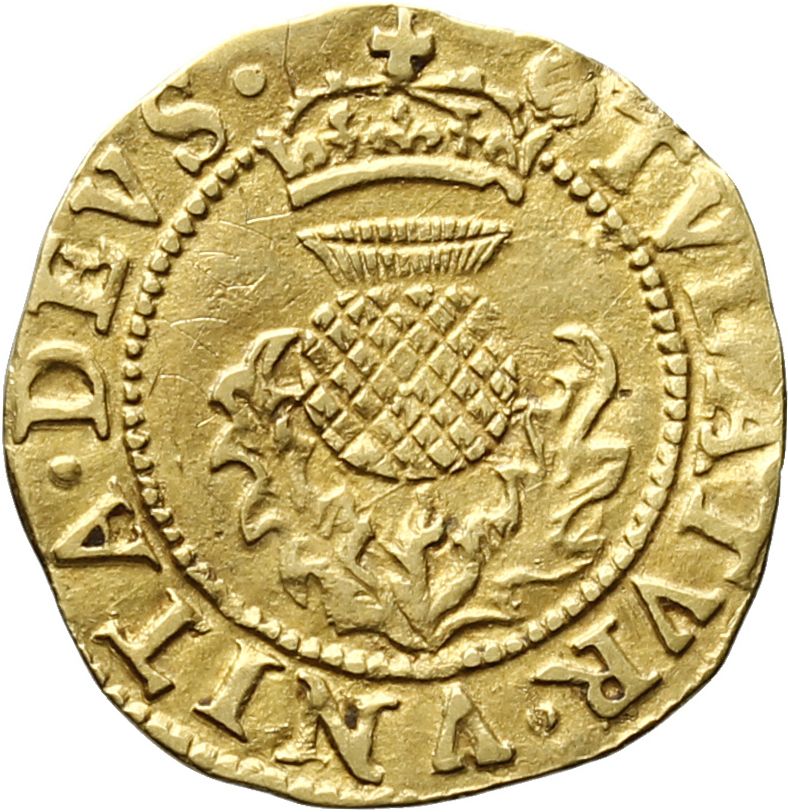 Scotland 1 Thistle Crown - James VI 9th and 10th Coinages
