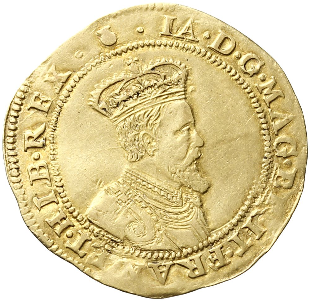 Scotland 1 Double Crown - James VI 9th Coinage obverse