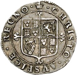 4 Pence - Charles II 3rd hammered issue reverse