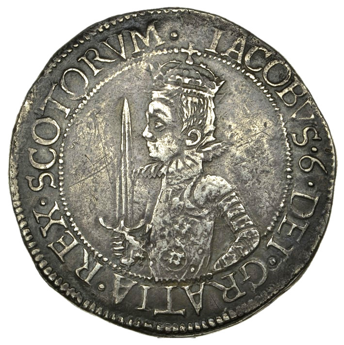 Scotland 30 Shillings - James VI 4th Coinage obverse