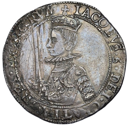 Scotland 10 Shillings - James VI 4th Coinage obverse