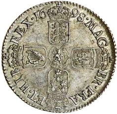 1 Shilling - William III 4th bust