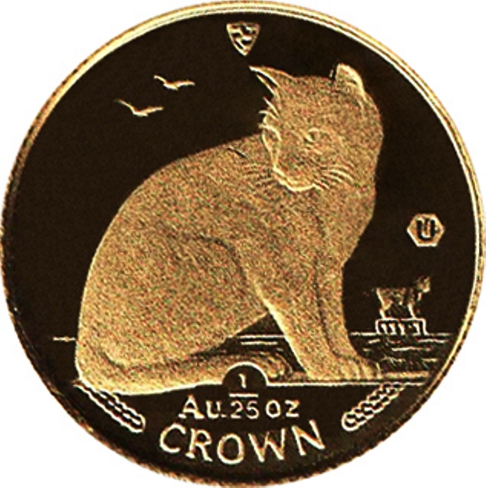 Isle of Man 1/25 Crown - Elizabeth II New York Alley Cat