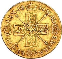 ½ Guinea - Charles II 2nd bust