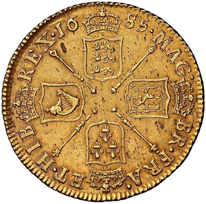 1 Guinea - James II 1st bust