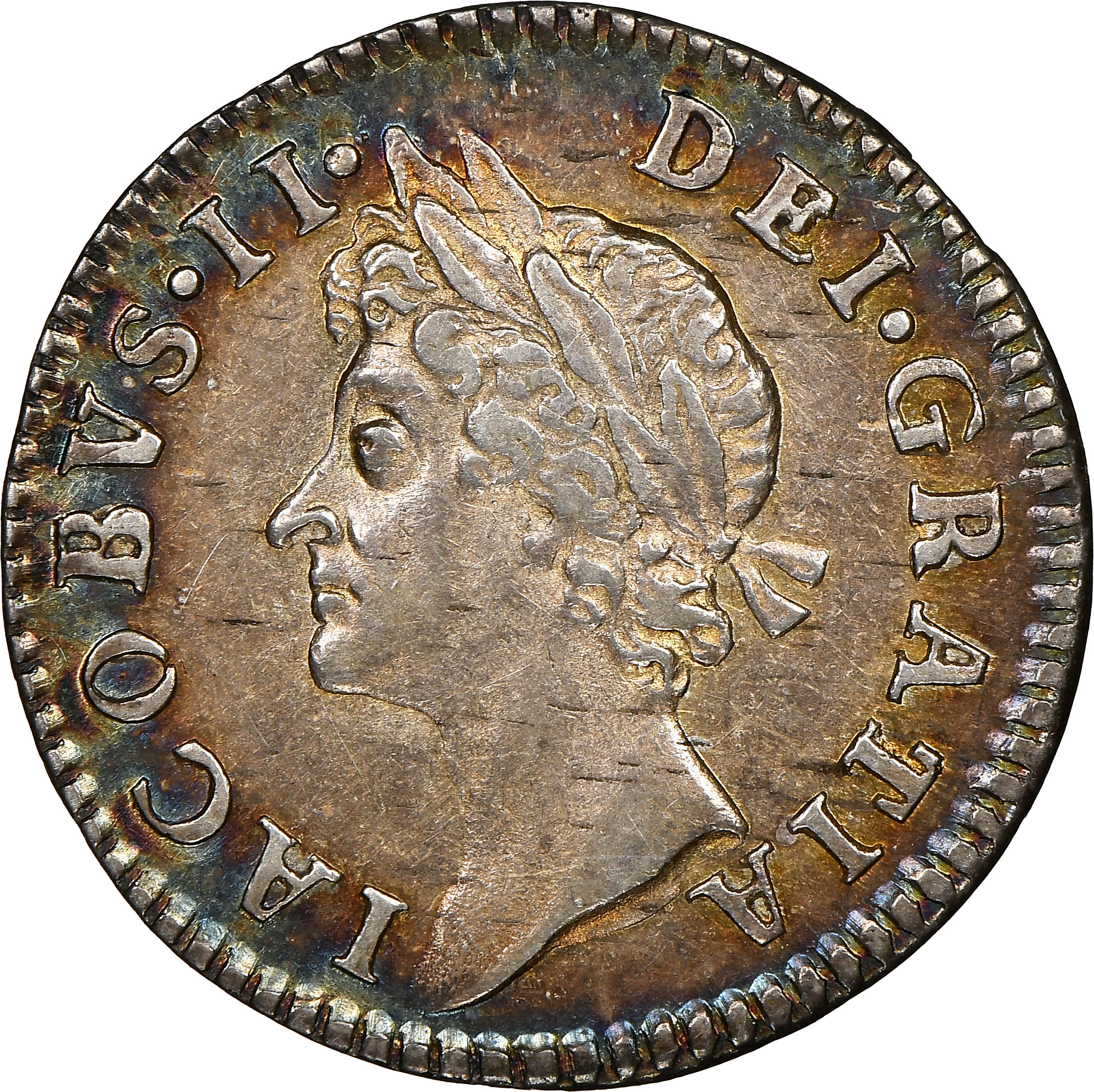 4 Pence - James II incl. Maundy obverse