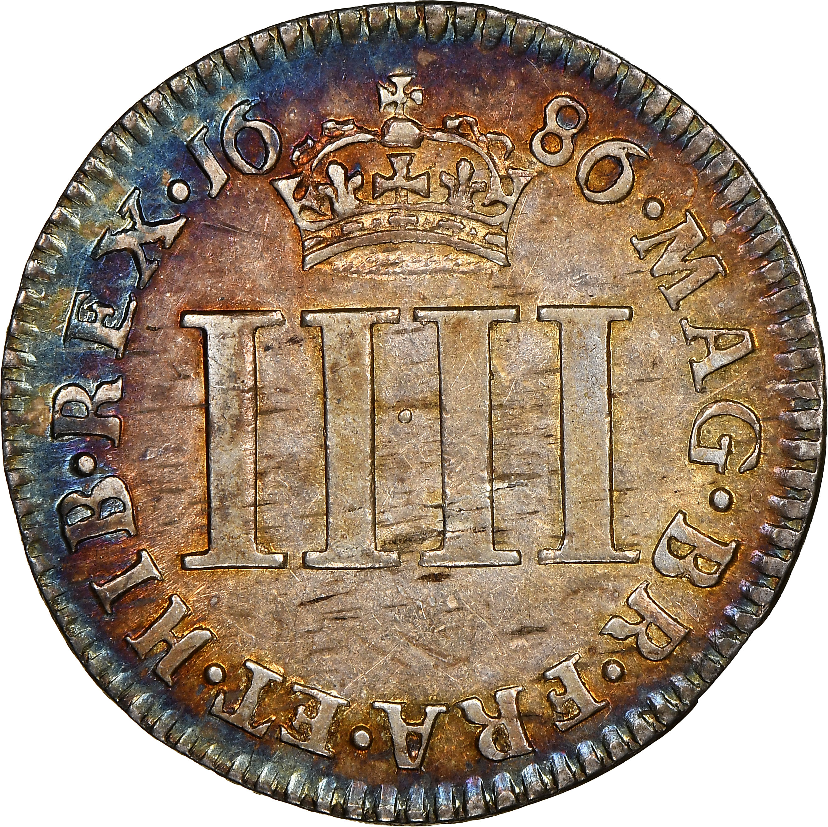 4 Pence - James II incl. Maundy