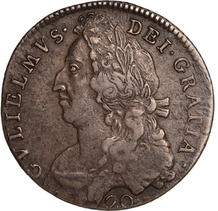 Scotland 20 Shillings - William II obverse