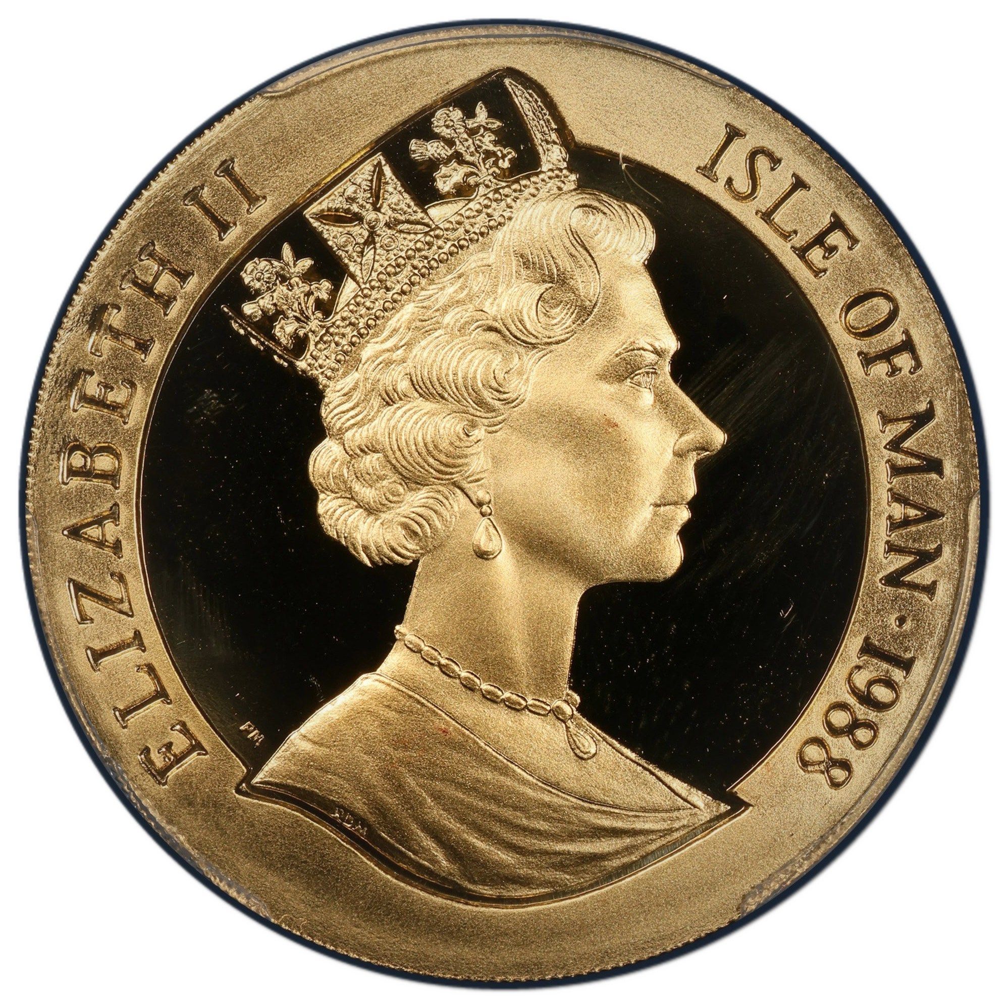 Isle of Man ½ Crown - Elizabeth II Bicentenary of Australia - Platypus obverse
