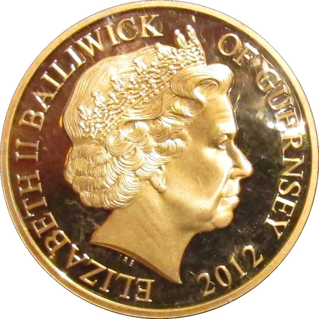 Guernsey 50 Pence - Elizabeth II Diamond Jubilee obverse