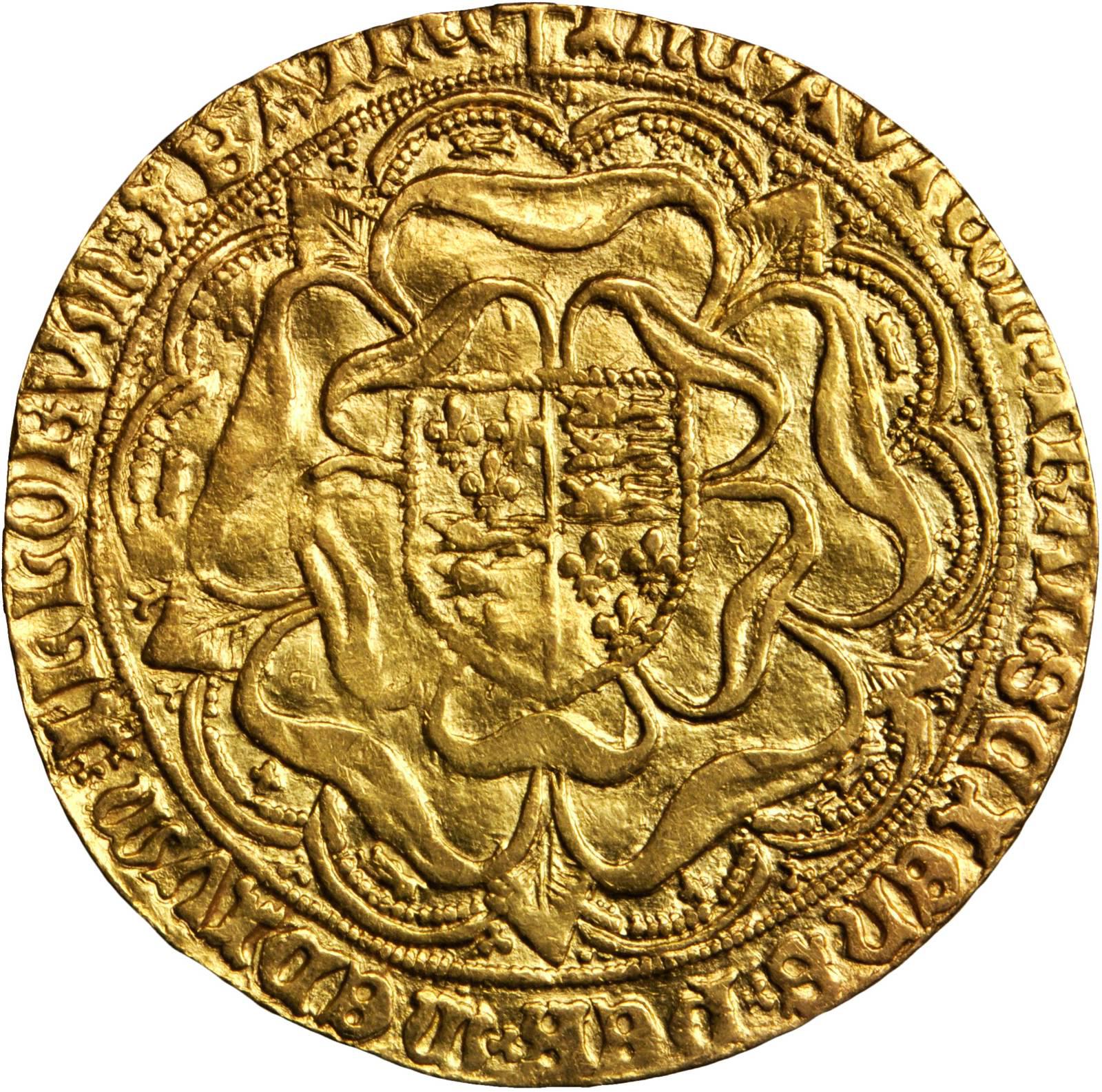 1 Sovereign - Henry VII Group II; cross fitchee