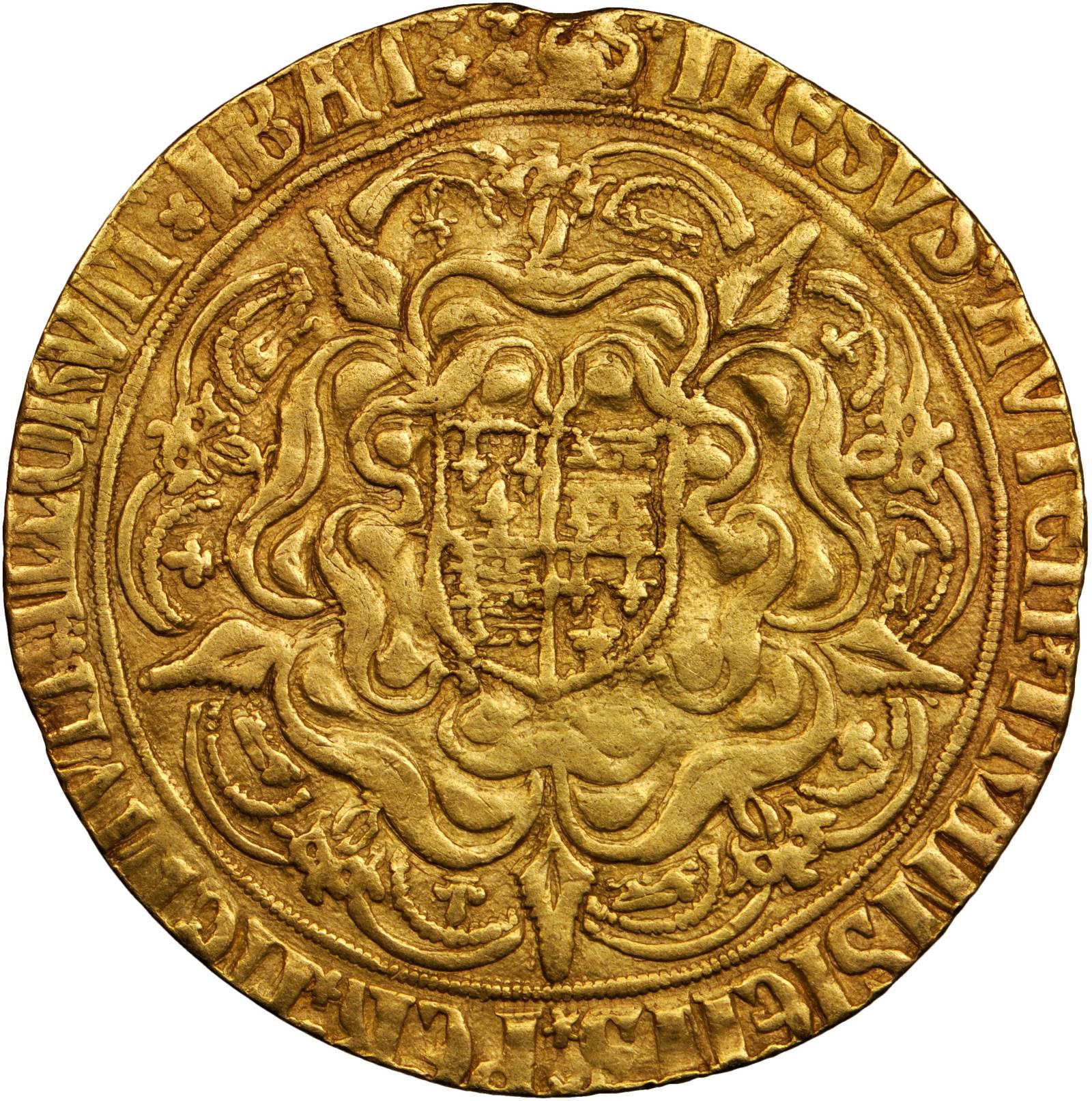 1 Sovereign - Henry VII Group III; dragon