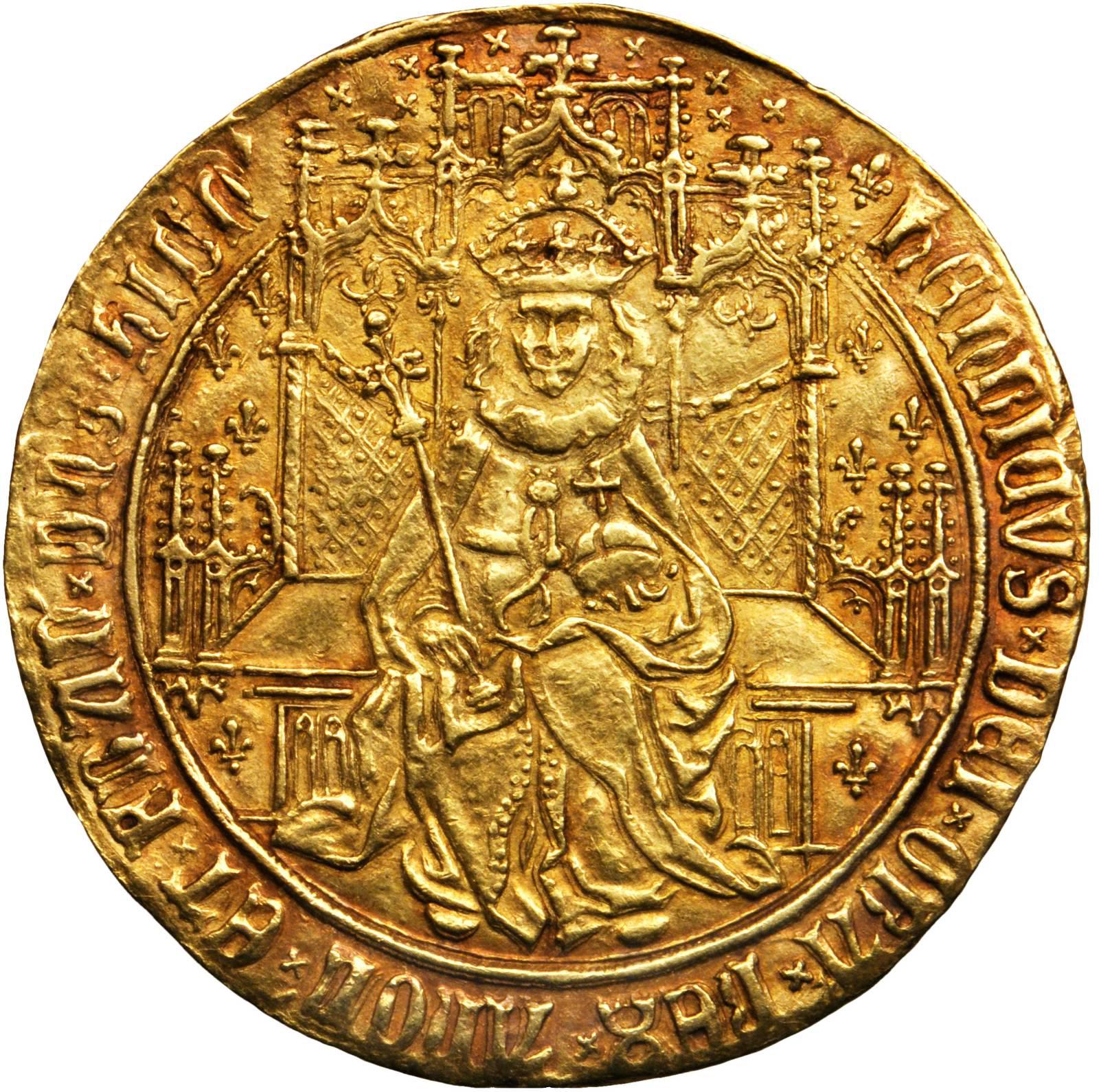 1 Sovereign - Henry VII Group IV; lis/dragon obverse