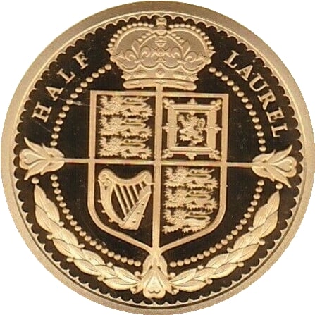 Tristan da Cunha ½ Laurel - Elizabeth II 400th anniversary of the Laurel issue reverse