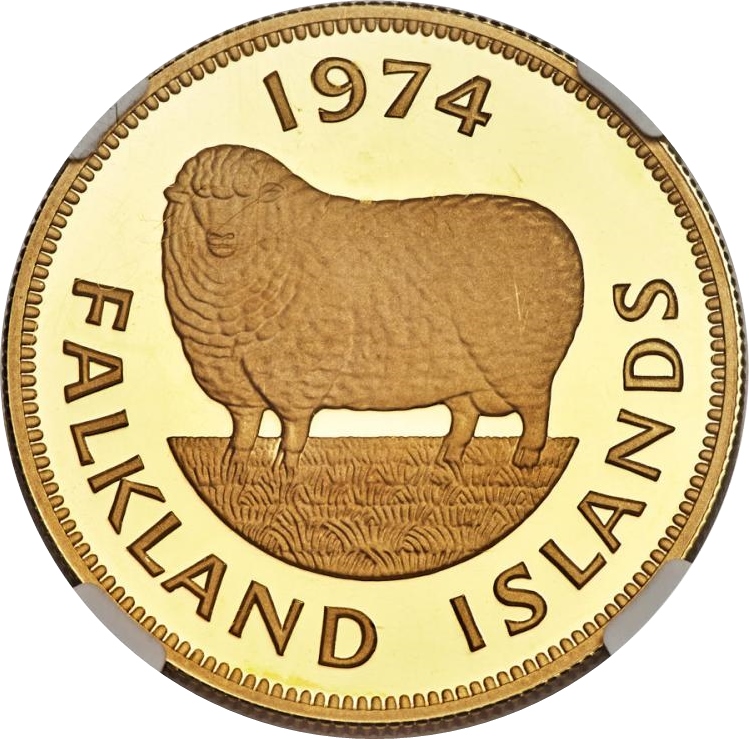 Falkland Islands 5 Pounds - Elizabeth II reverse