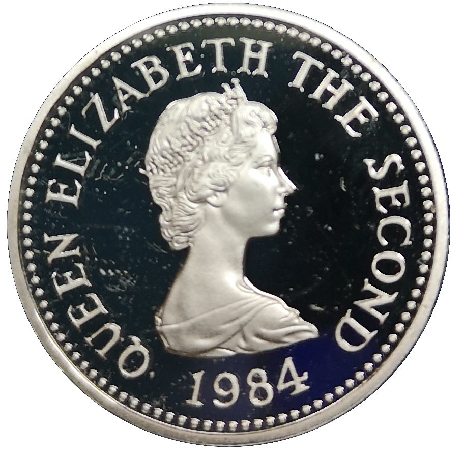 Jersey 1 Pound - Elizabeth II St. Saviour; Silver Proof obverse