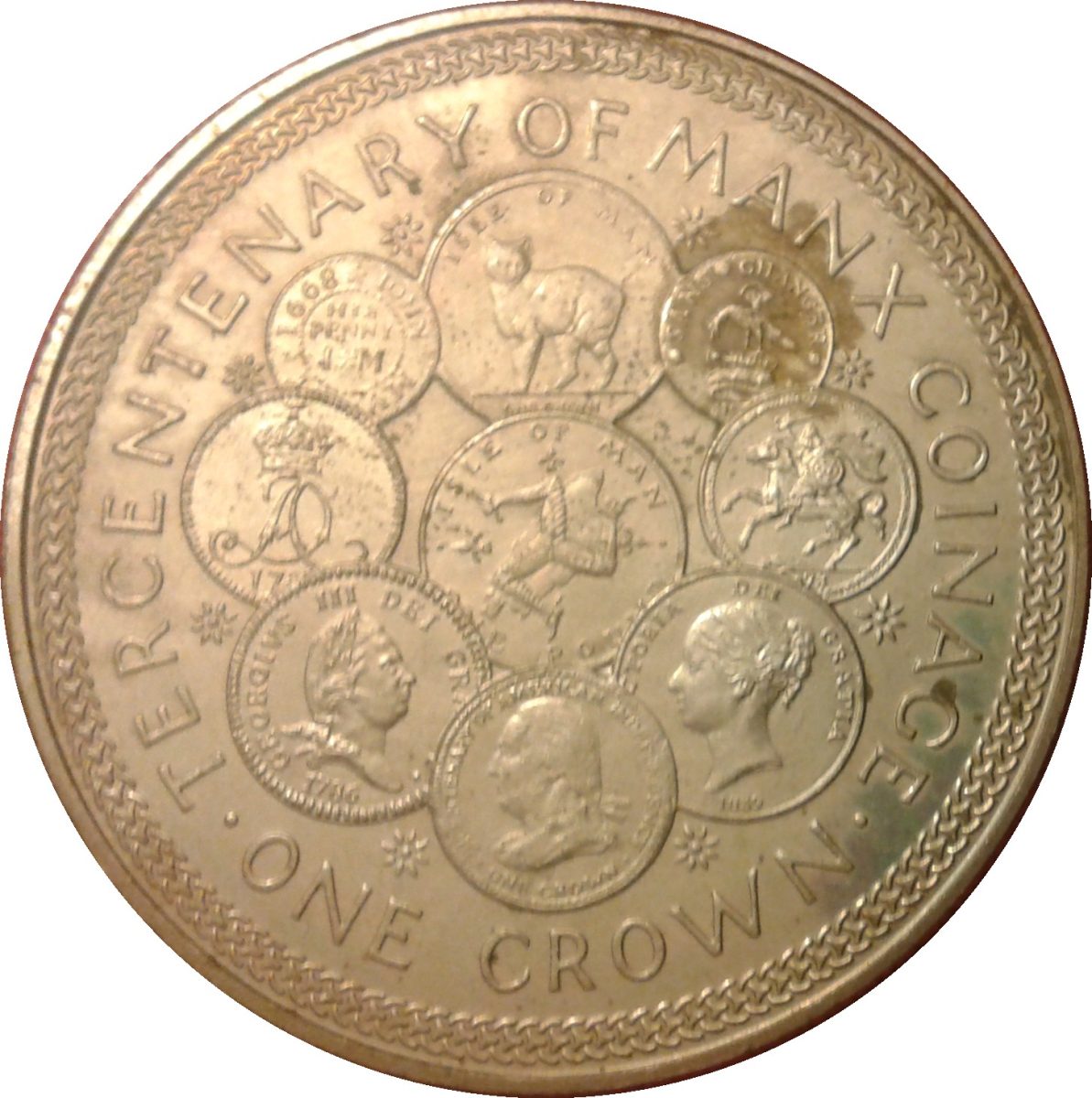 Isle of Man 1 Crown - Elizabeth II Manx Coinage
