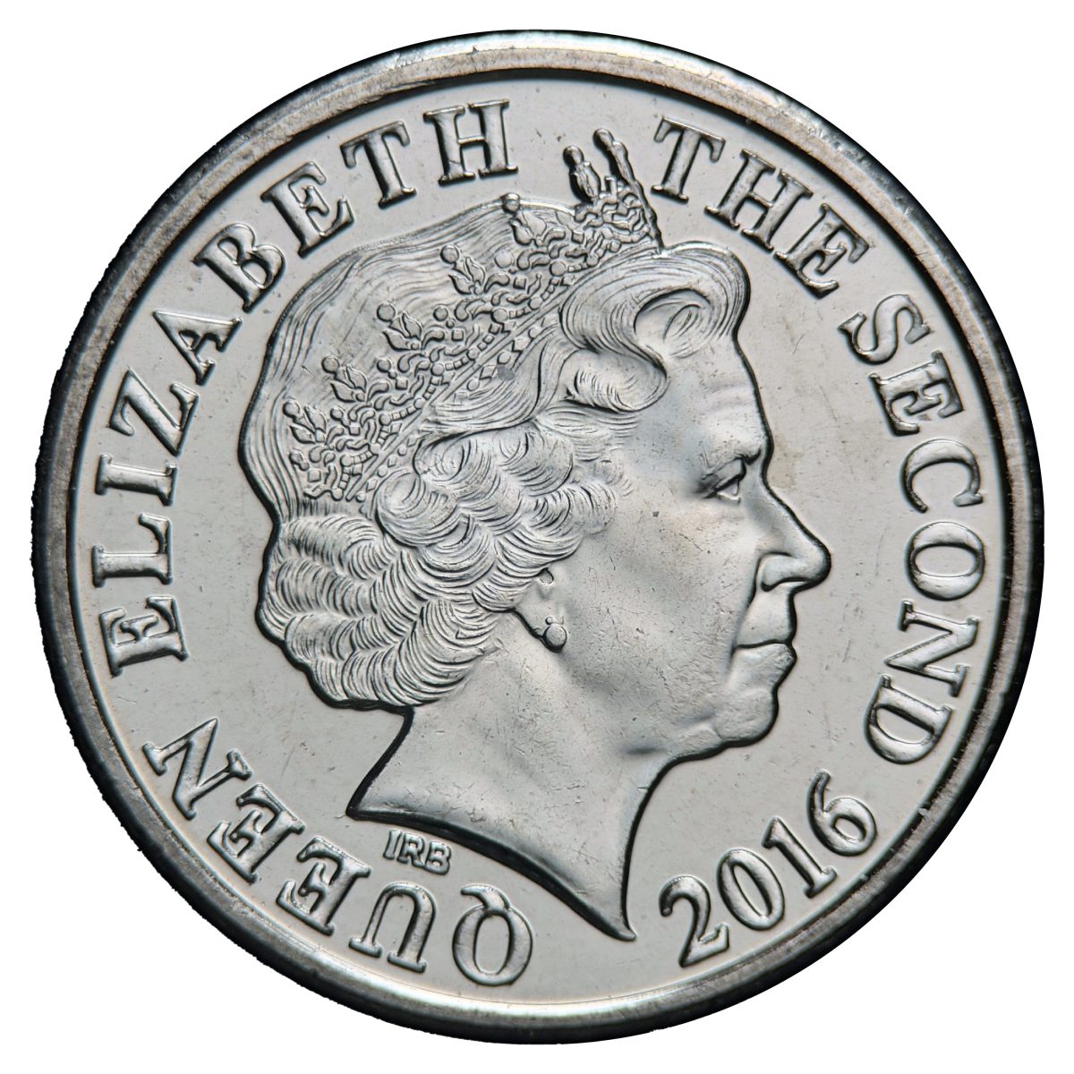 Jersey 5 Pence - Elizabeth II 4th portrait, magnetic obverse