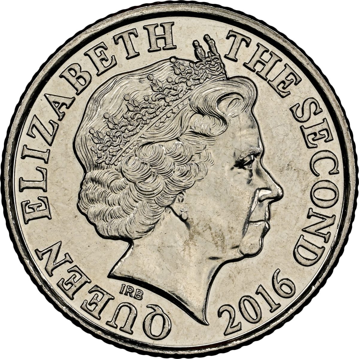 Jersey 10 Pence - Elizabeth II 4th portrait, magnetic obverse