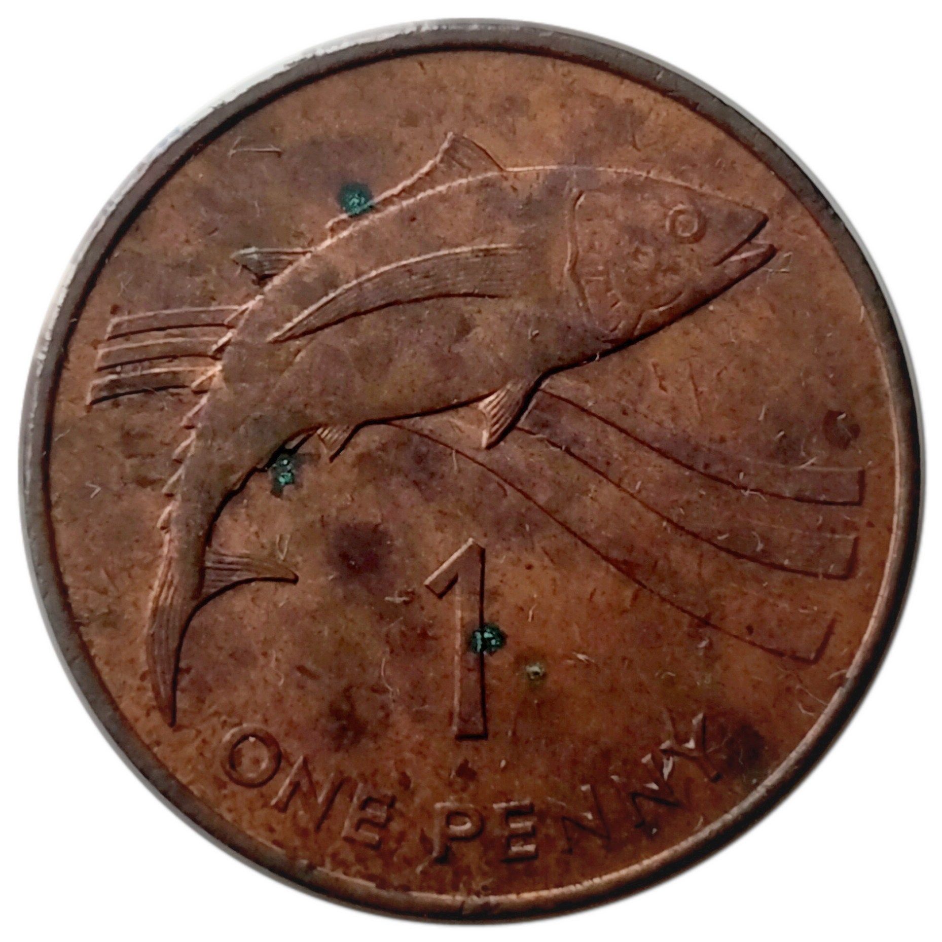 Saint Helena and Ascension 1 Penny - Elizabeth II 3rd portrait