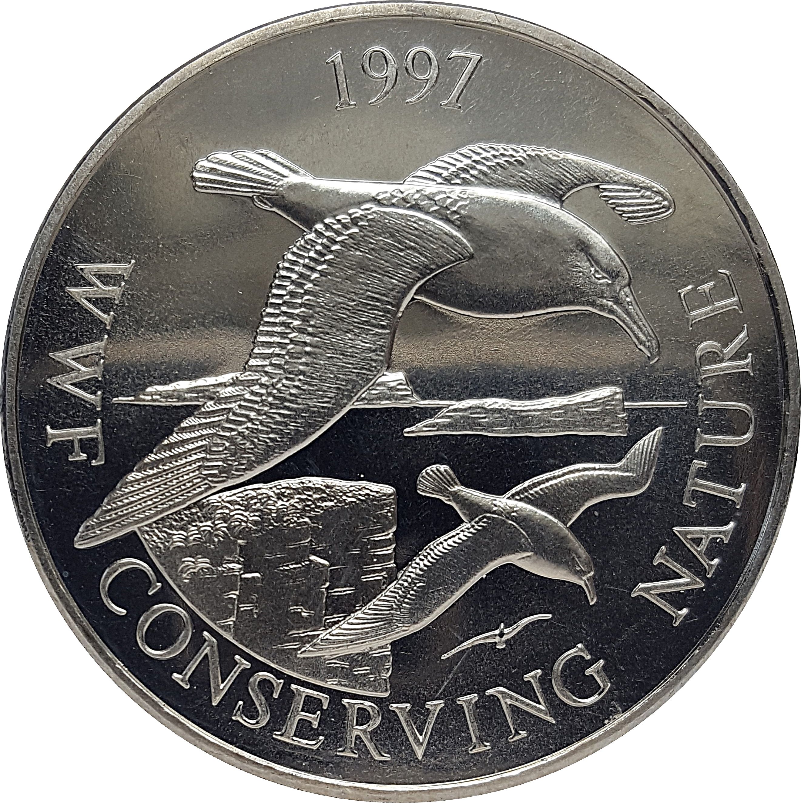 Falkland Islands 50 Pence - Elizabeth II Black-browed Albatros