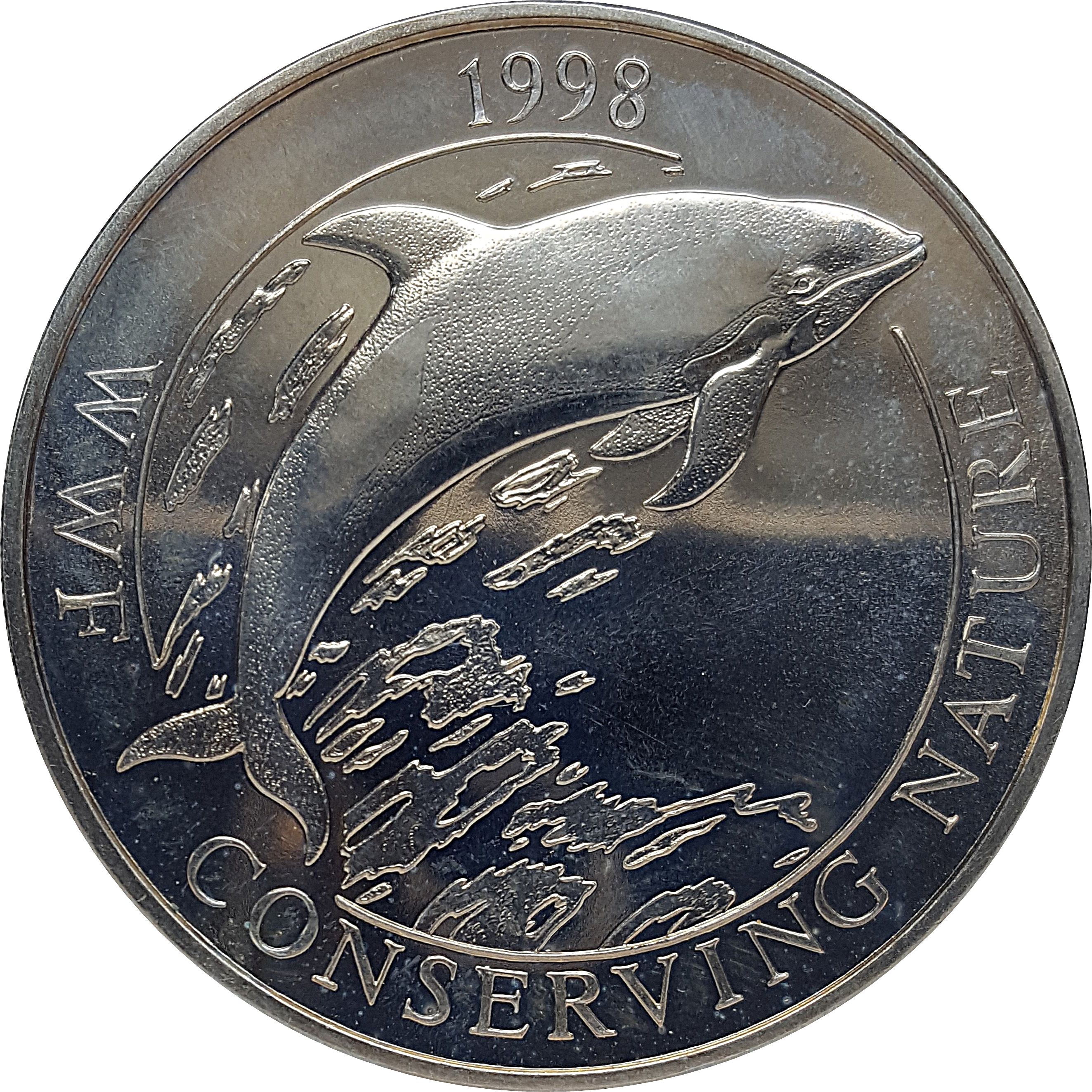 Falkland Islands 50 Pence - Elizabeth II Peale's Dolphin