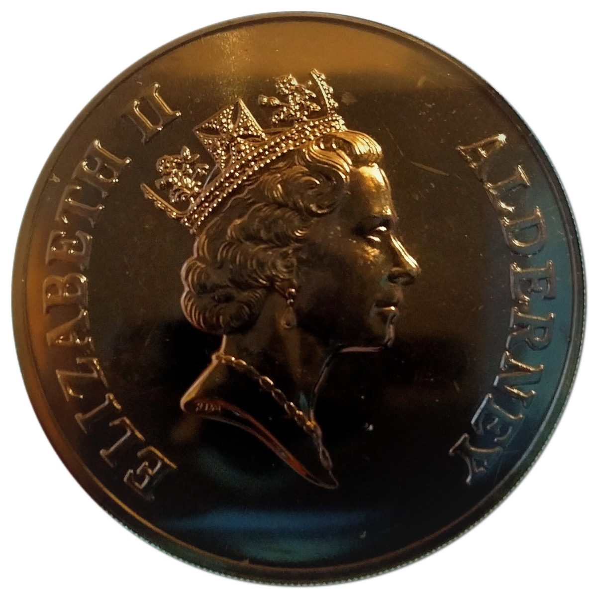 Alderney 2 Pounds - Elizabeth II Islander's Return obverse