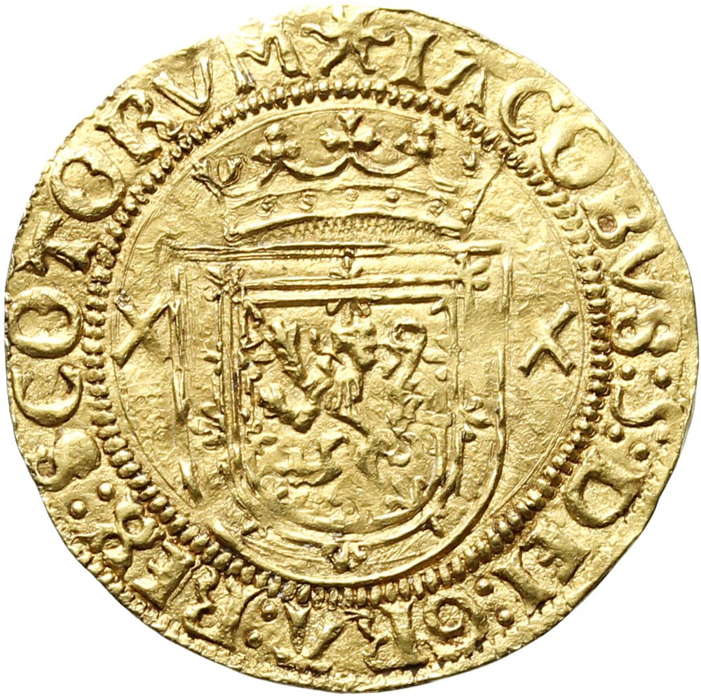 Scotland 1 Crown - James V 2nd Coinage, Type IV obverse