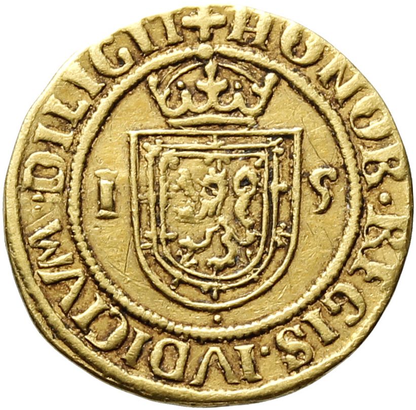 Scotland ⅔ Ducat - James V 3rd Coinage reverse
