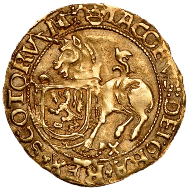 Scotland 1 Unicorn - James V 1st Coinage obverse