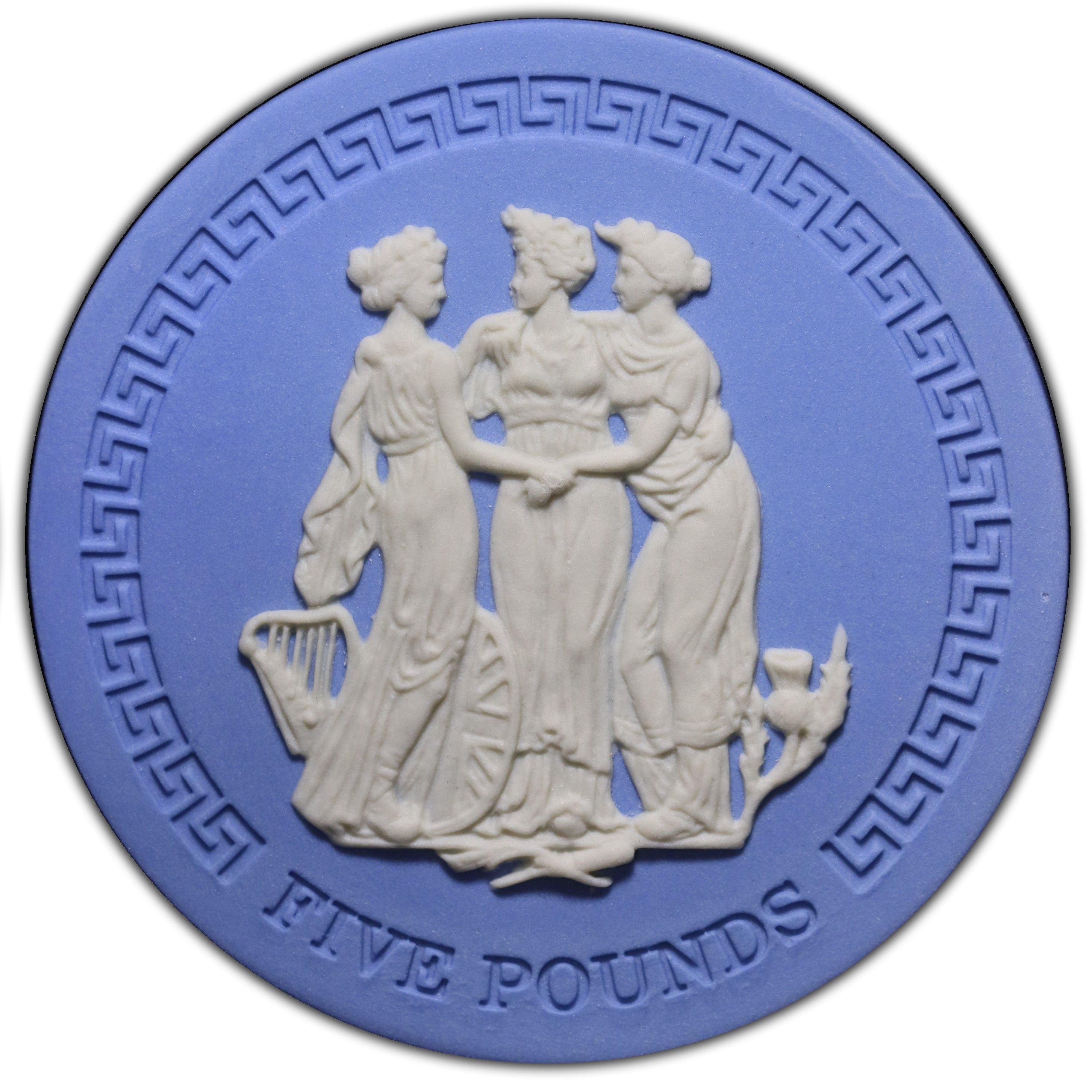Tristan da Cunha 5 Pounds - Elizabeth II Three Graces