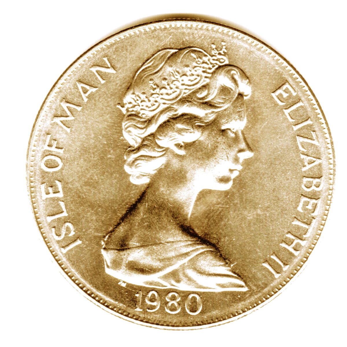 Isle of Man 1 Crown - Elizabeth II Olympics obverse