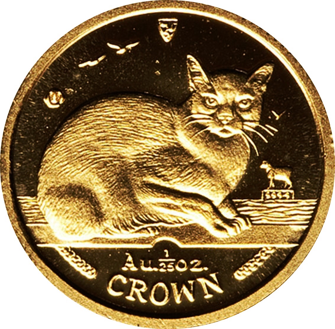 Isle of Man 1/25 Crown - Elizabeth II Burmese Cat