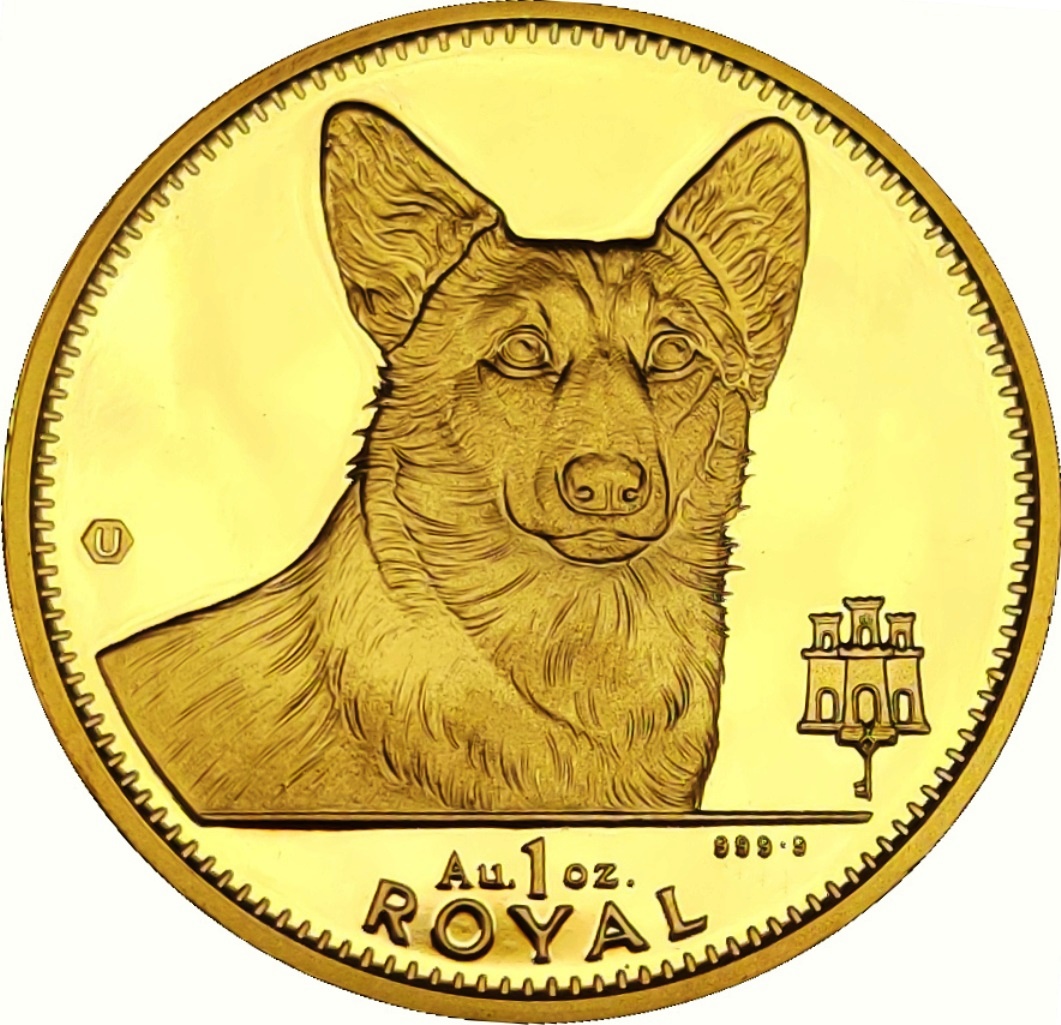 Gibraltar 1 Royal - Elizabeth II Corgi