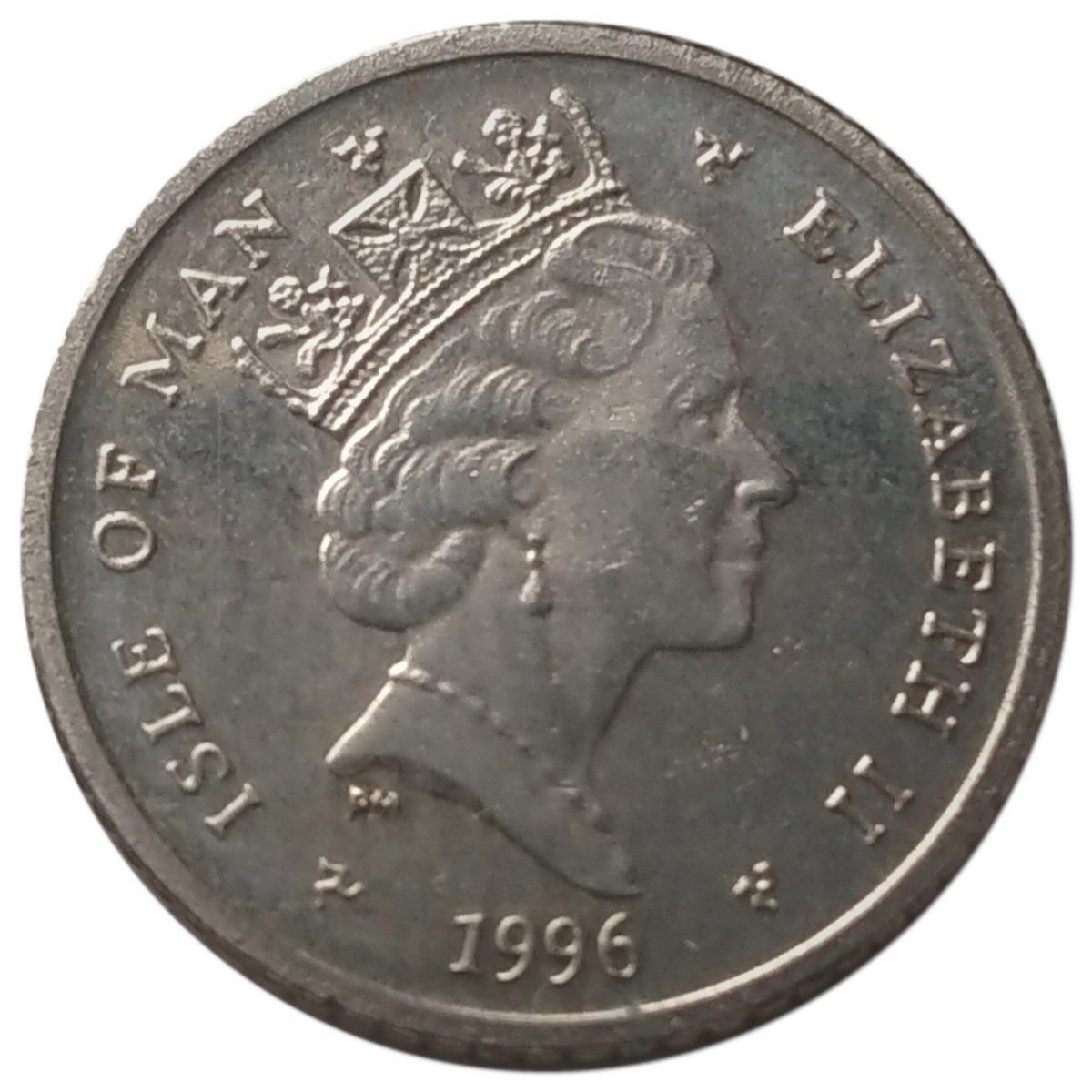 Isle of Man 5 Pence - Elizabeth II Golf obverse