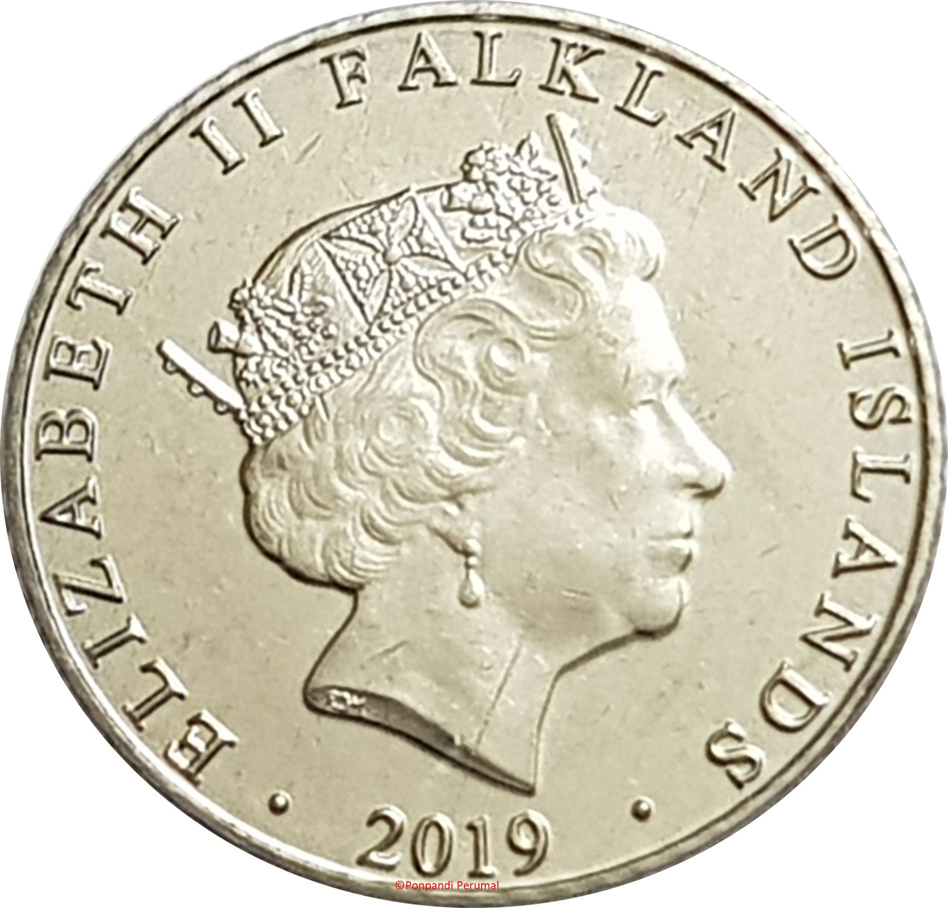 Falkland Islands 5 Pence - Elizabeth II 5th portrait
