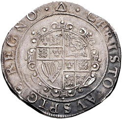 ½ Crown - Charles I Tower mint - King; group III