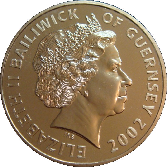 Guernsey 5 Pounds - Elizabeth II The Work Continues obverse