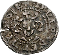 1 Penny - Edward I Berwick-upon-Tweed; Blunt types I-IV obverse