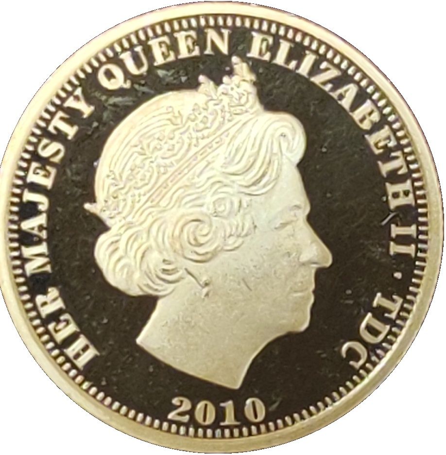Tristan da Cunha 1 Crown - Elizabeth II Battle of Britain obverse